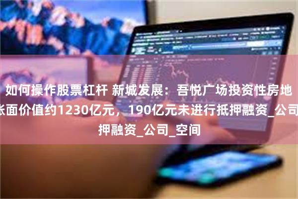 如何操作股票杠杆 新城发展：吾悦广场投资性房地产的账面价值约1230亿元，190亿元未进行抵押融资_公司_空间