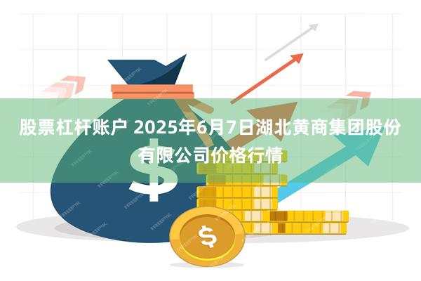 股票杠杆账户 2025年6月7日湖北黄商集团股份有限公司价格行情