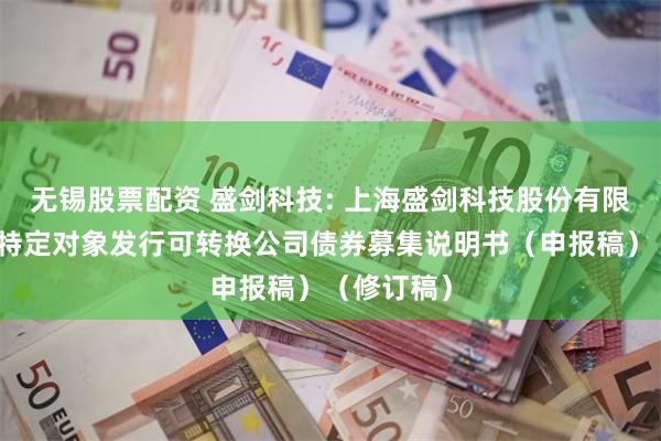 无锡股票配资 盛剑科技: 上海盛剑科技股份有限公司向不特定对象发行可转换公司债券募集说明书(申报稿)(修订稿)