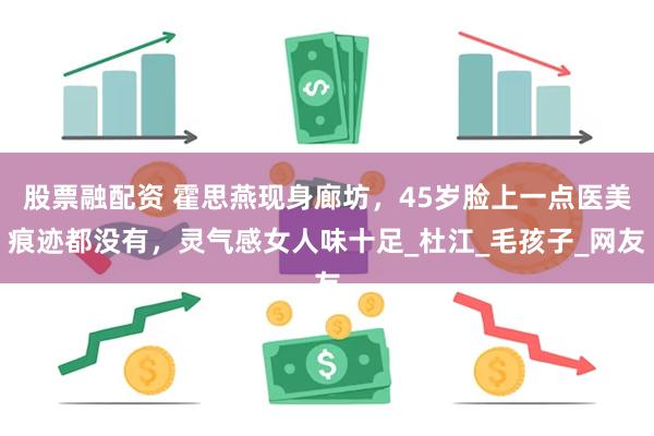 股票融配资 霍思燕现身廊坊，45岁脸上一点医美痕迹都没有，灵气感女人味十足_杜江_毛孩子_网友